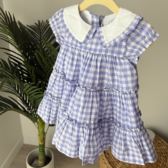 Janie and Jack | Gingham Ruffle Dress - Picture 1 of 6
